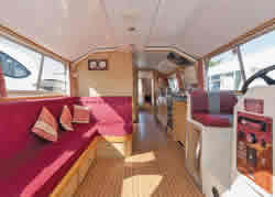 Interior image of boat